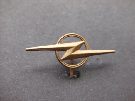 Opel Blitz lichte vrachtwagen Duitsland logo goudkleurig